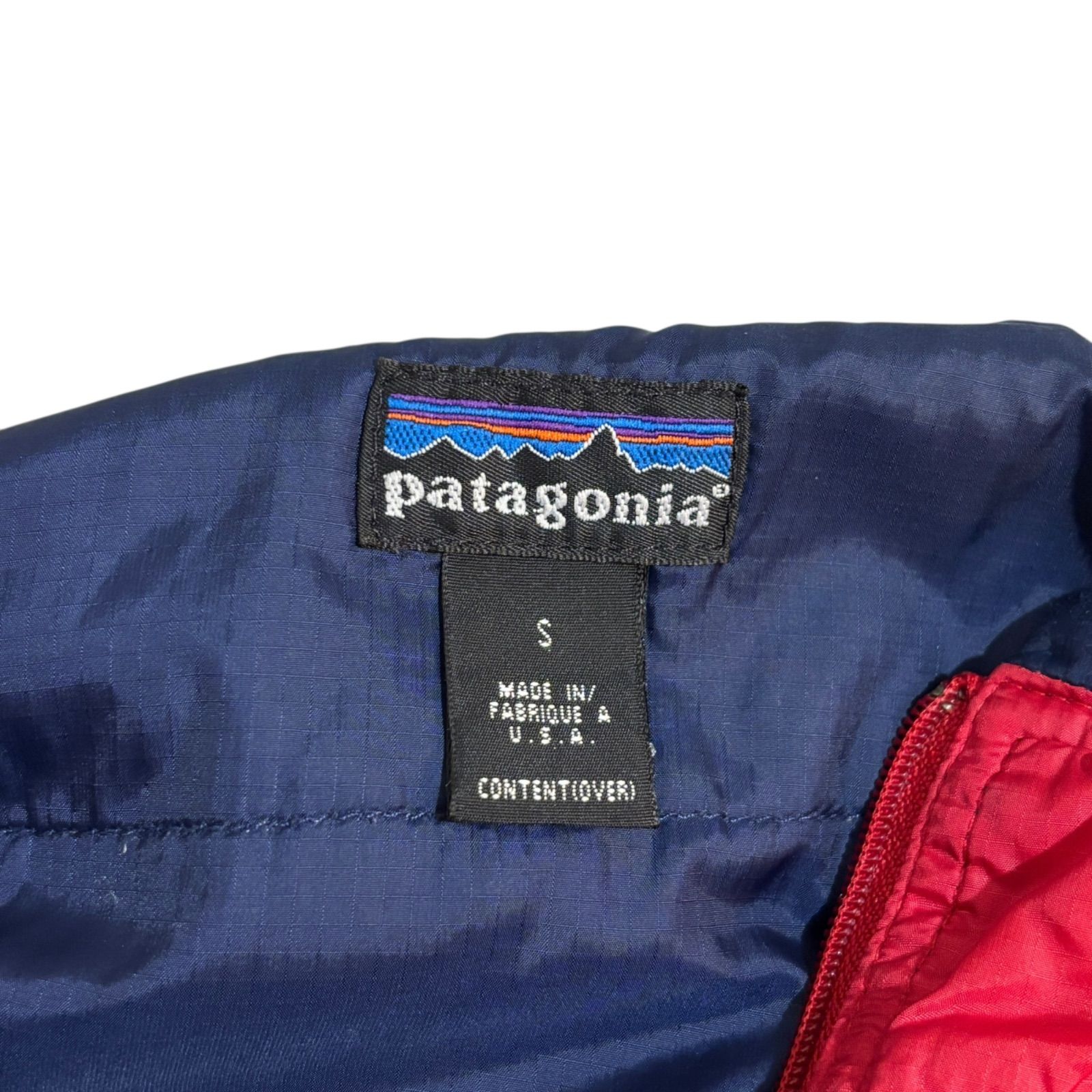 98年 PATAGONIA PUFFBALL RED NAVY 84003 パタゴニア パフボール 中綿