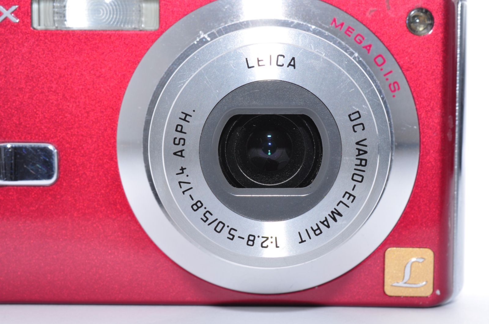 Panasonic LUMIX DMC-FX7 DIGITAL Camera レッド デジカメ デジタル