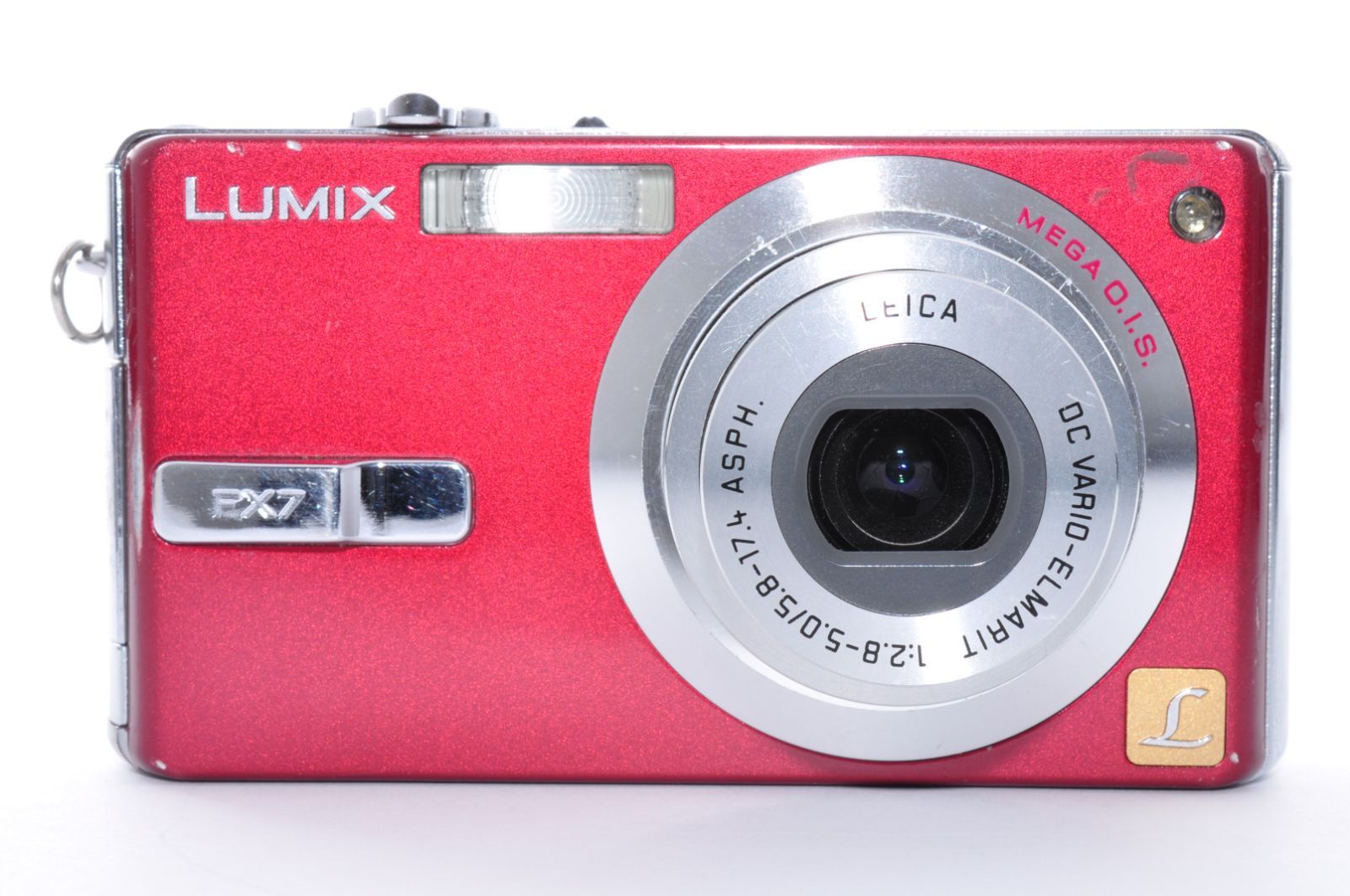Panasonic LUMIX DMC-FX7 DIGITAL Camera レッド デジカメ デジタル