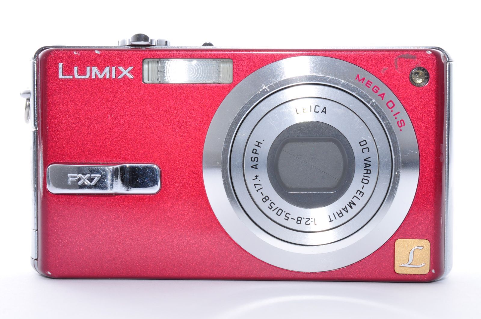 Panasonic LUMIX DMC-FX7 DIGITAL Camera レッド デジカメ デジタル