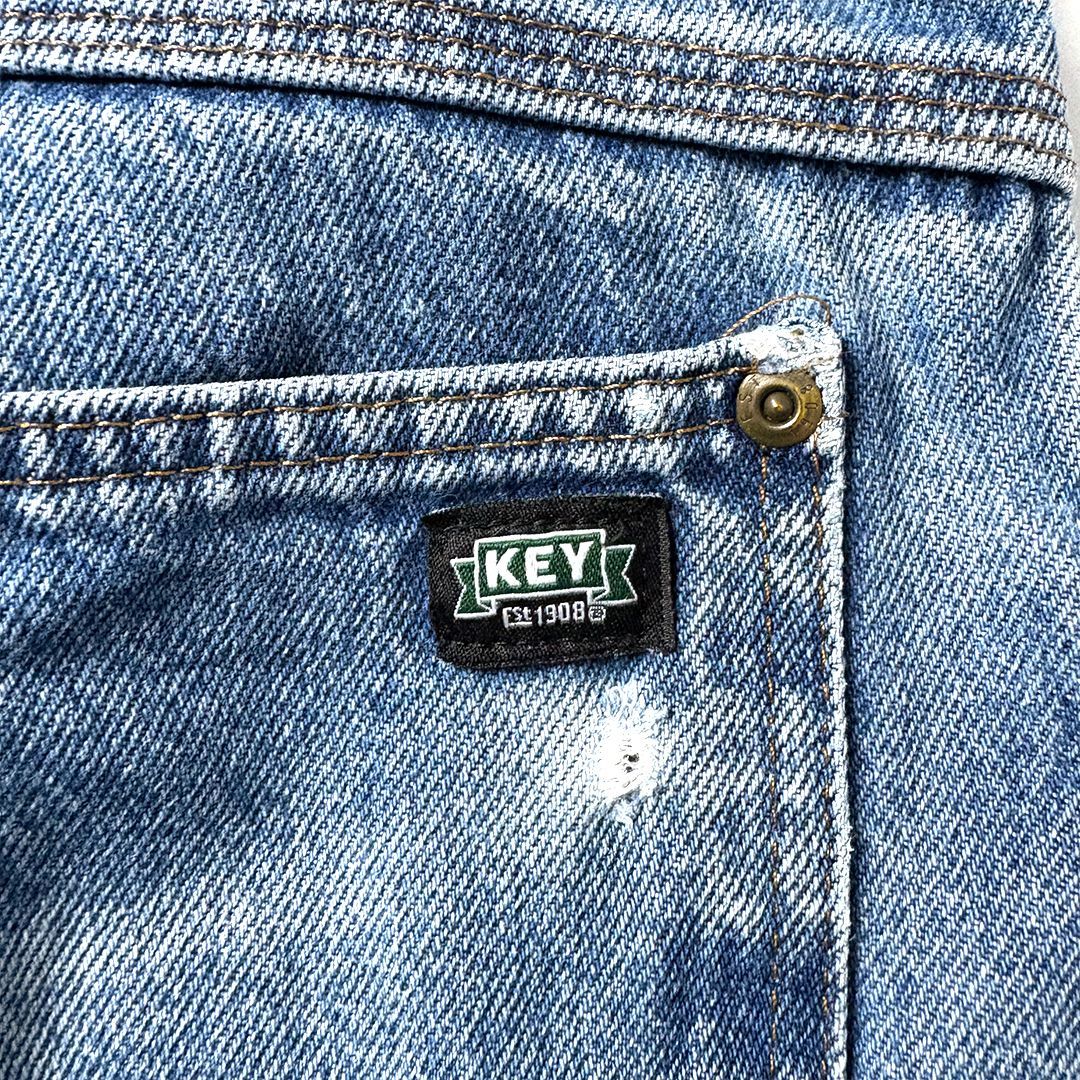 KEY キー ダブルニー デニム ペインターパンツ ワークパンツ W36 L30