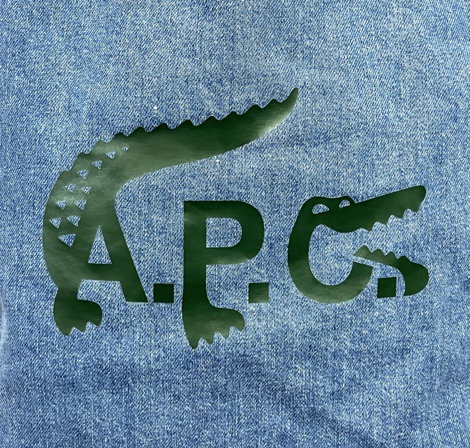 A.P.C. × LACOSTE｜アーペーセー ラコステ デニム トートバッグ ハンド