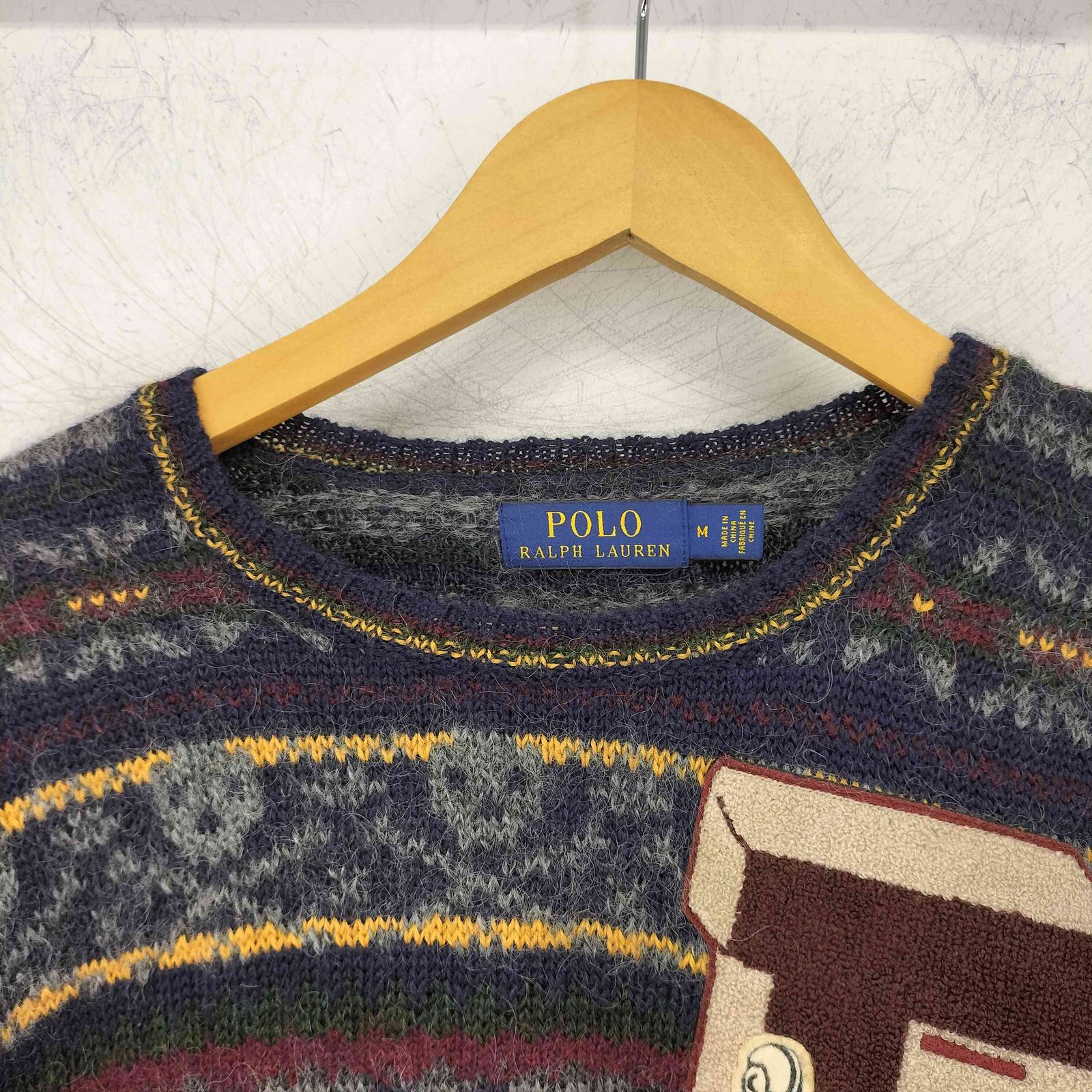 ポロラルフローレン POLO RALPH LAUREN アルパカモヘア エルボーパッチ