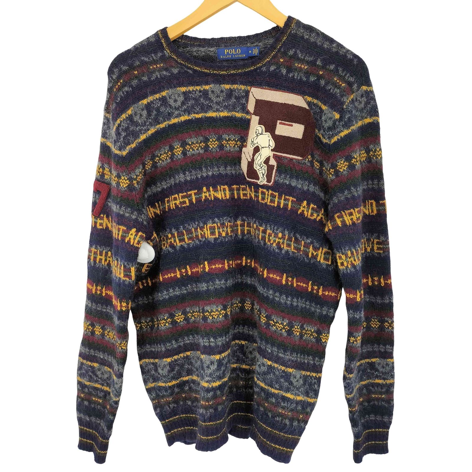 ポロラルフローレン POLO RALPH LAUREN アルパカモヘア エルボーパッチ