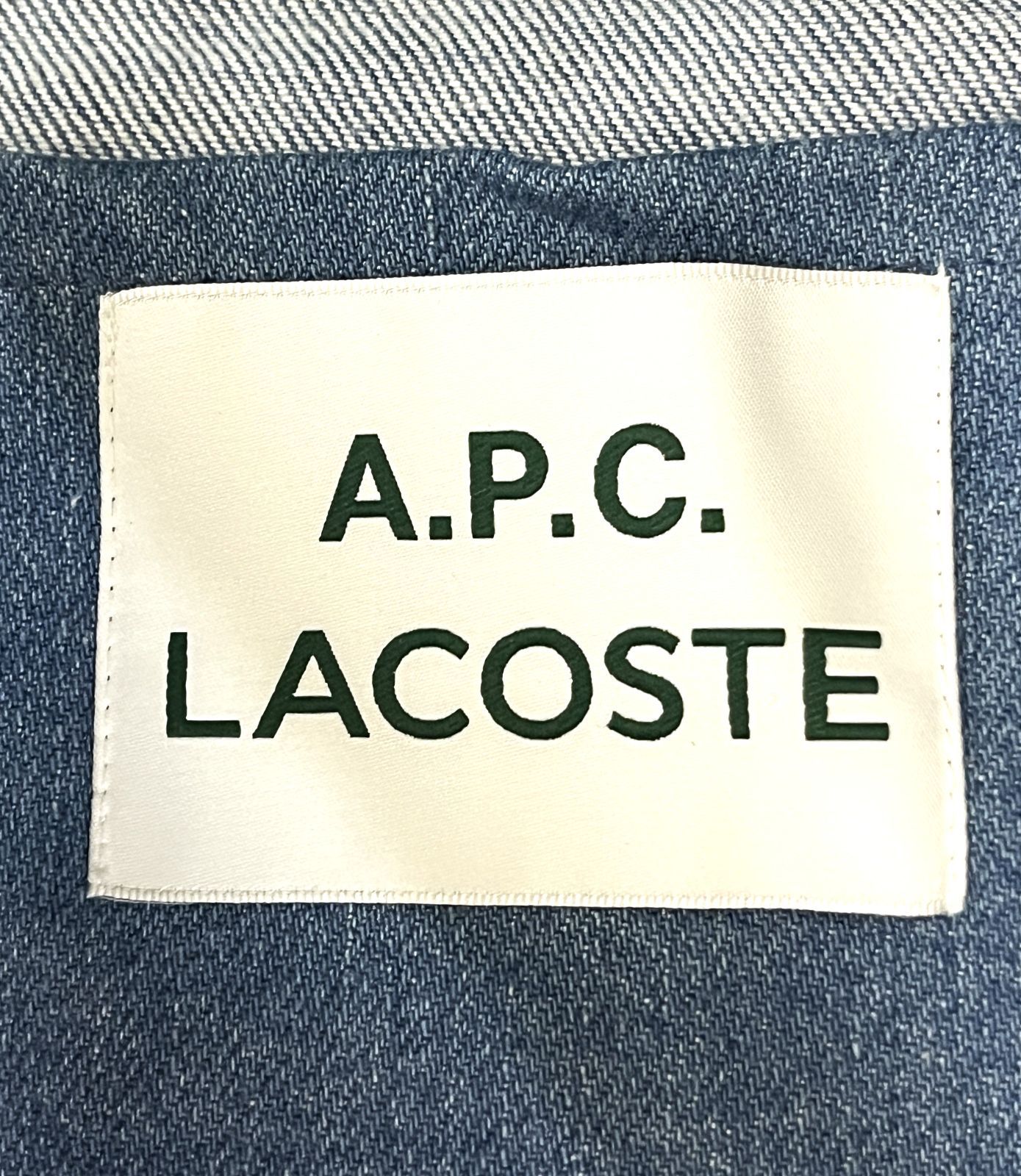 A.P.C. × LACOSTE｜アーペーセー ラコステ デニム トートバッグ ハンド