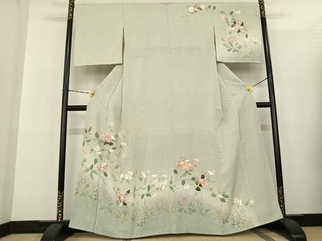 平和屋着物●訪問着　友禅　作家物　草花文　暈し染め　正絹　逸品　AABF0464fy 平和屋着物○訪問着 友禅 枝花文 暈し染め 正絹 逸品 AABF5464fy - Mercari