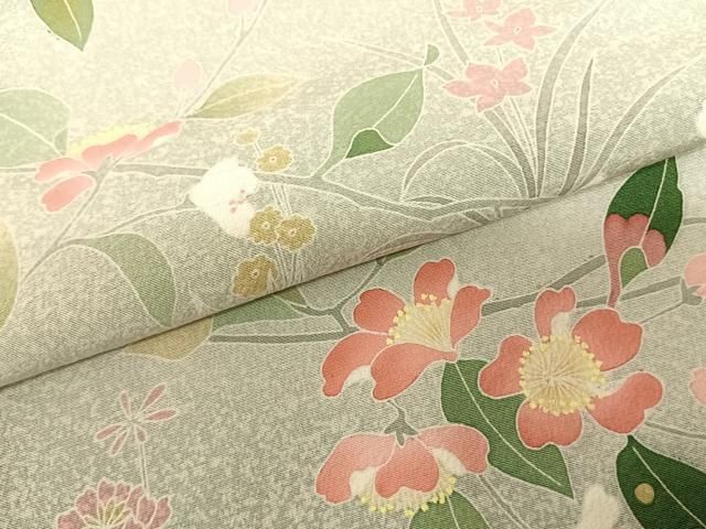 平和屋着物●訪問着　友禅　作家物　草花文　暈し染め　正絹　逸品　AABF0464fy 平和屋着物○訪問着 友禅 枝花文 暈し染め 正絹 逸品 AABF5464fy - Mercari