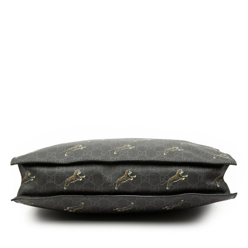 グッチ GGスプリーム シェリーライン タイガー トートバッグ