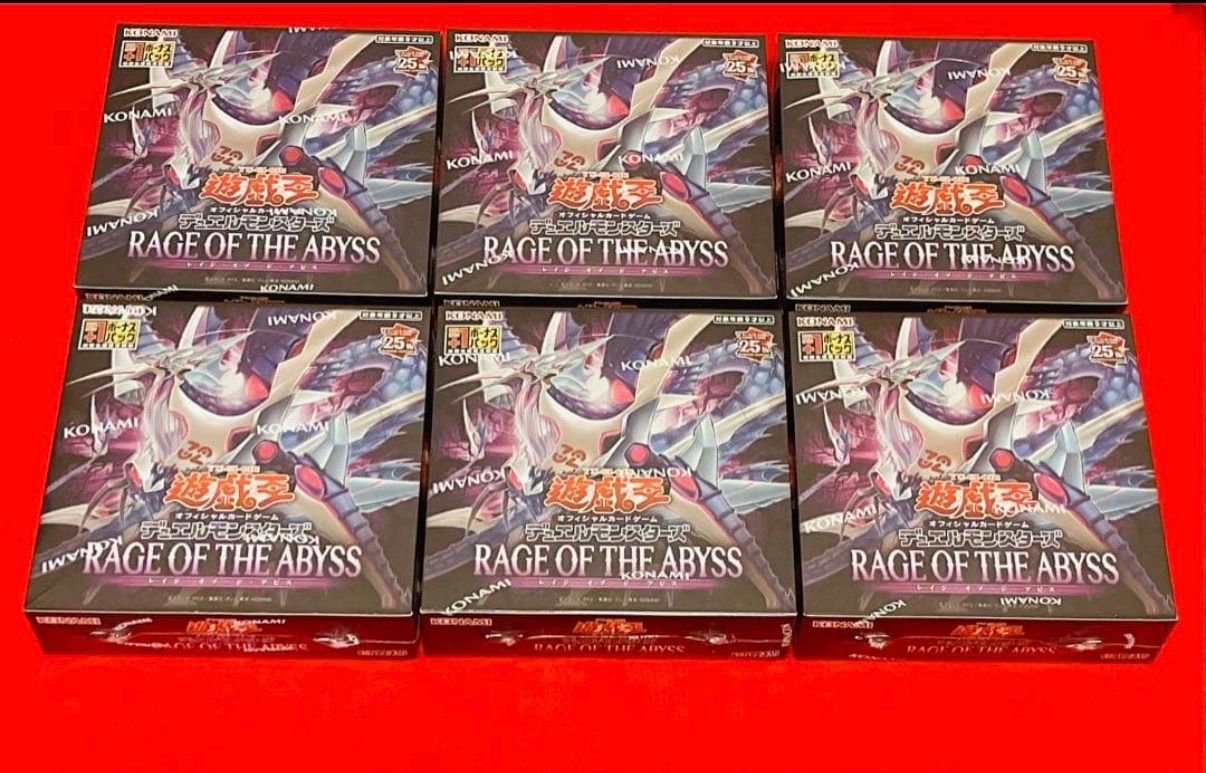 遊戯王 RAGE OF THE ABYSS レイジオブジアビス 未開封6BOX - メルカリ