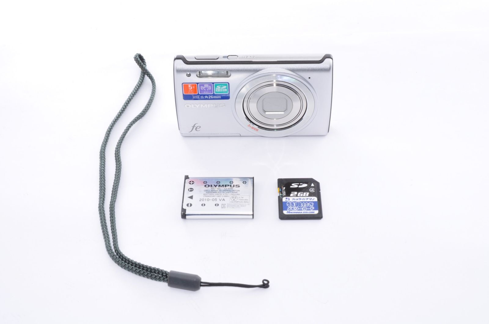 OLYMPUS FE-5050 DIGITAL Camera シルバー デジカメ デジタルカメラ