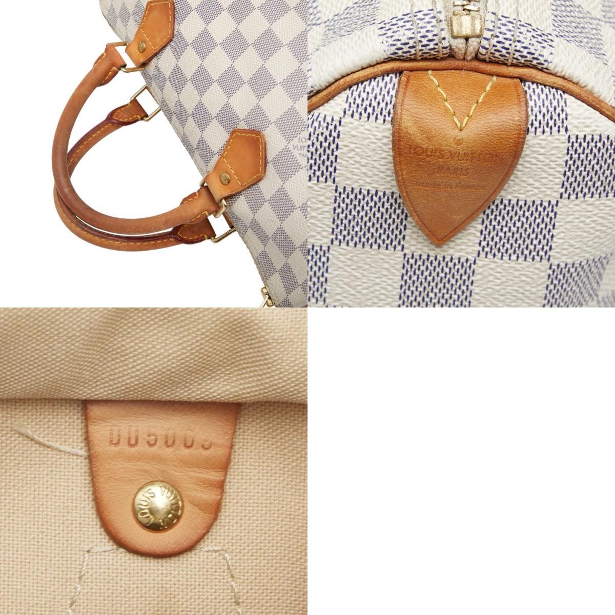 ルイ ヴィトン ダミエ アズール スピーディ30 ハンドバッグ ミニ