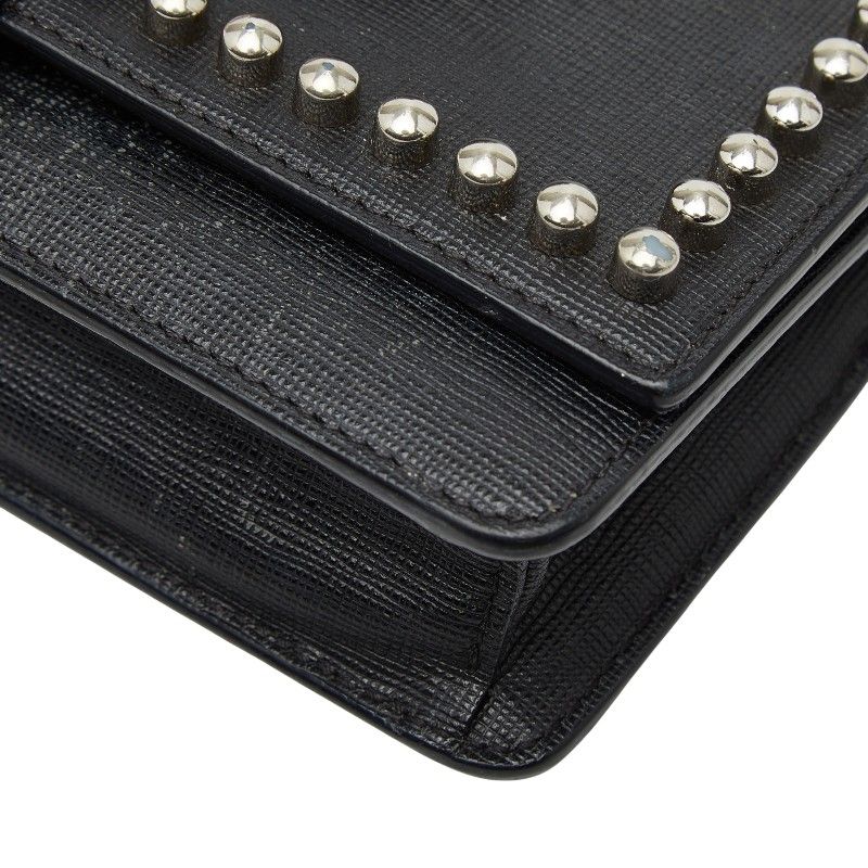 フェンディ カーリト スタッズ チェーン ショルダーバッグ ウォレット