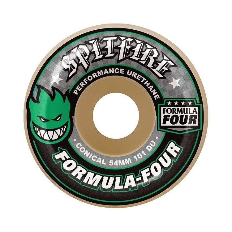 SPITFIRE WHEELS FORMULA FOUR CONICAL 101DU 54mm - メルカリ