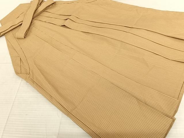 平和屋着物○男性 馬乗り袴 縞 正絹 逸品 AABF5546fy - メルカリ