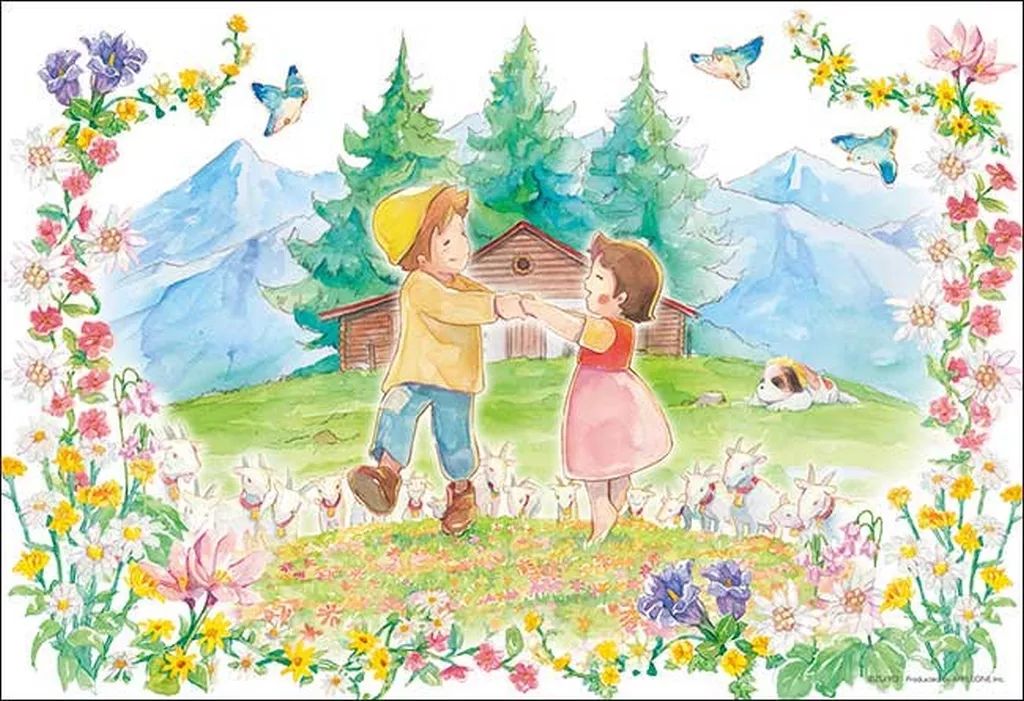 新品】パズル 春のダンス 「アルプスの少女ハイジ」 ジグソーパズル