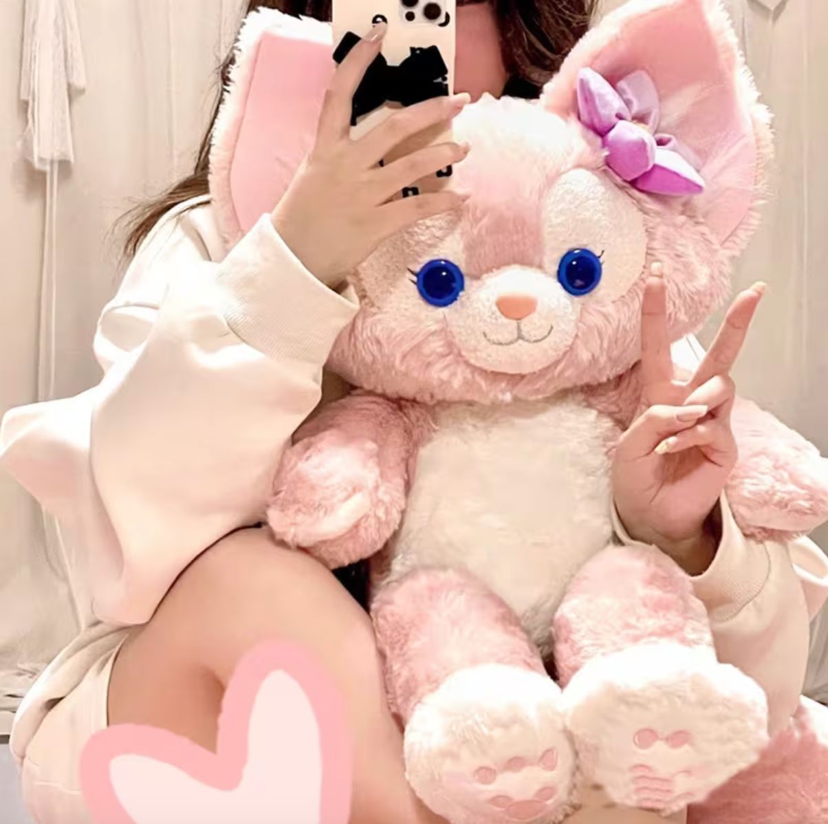 新品⭐︎ぬいぐるみ大型リーナベル風90cm巨大ダッフィーディズニーシー