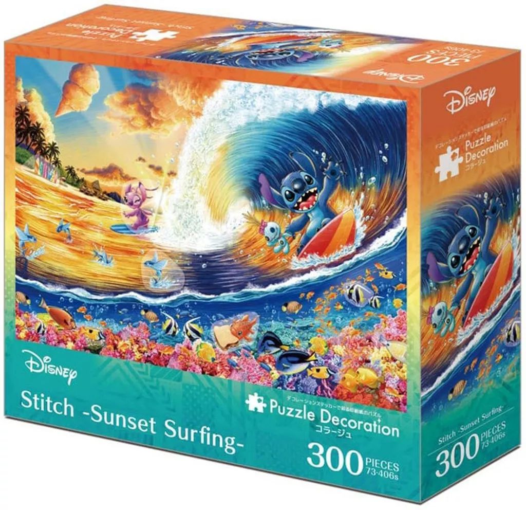 新品】パズル Stitch -Sunset Surfing-(スティッチ -サンセット