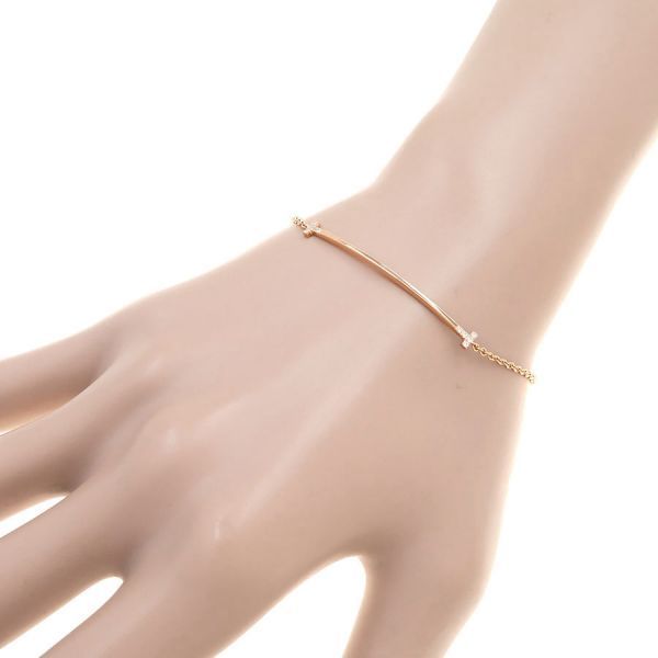 ティファニー Tスマイルダイヤブレスレット/スモール 【無料ギフト