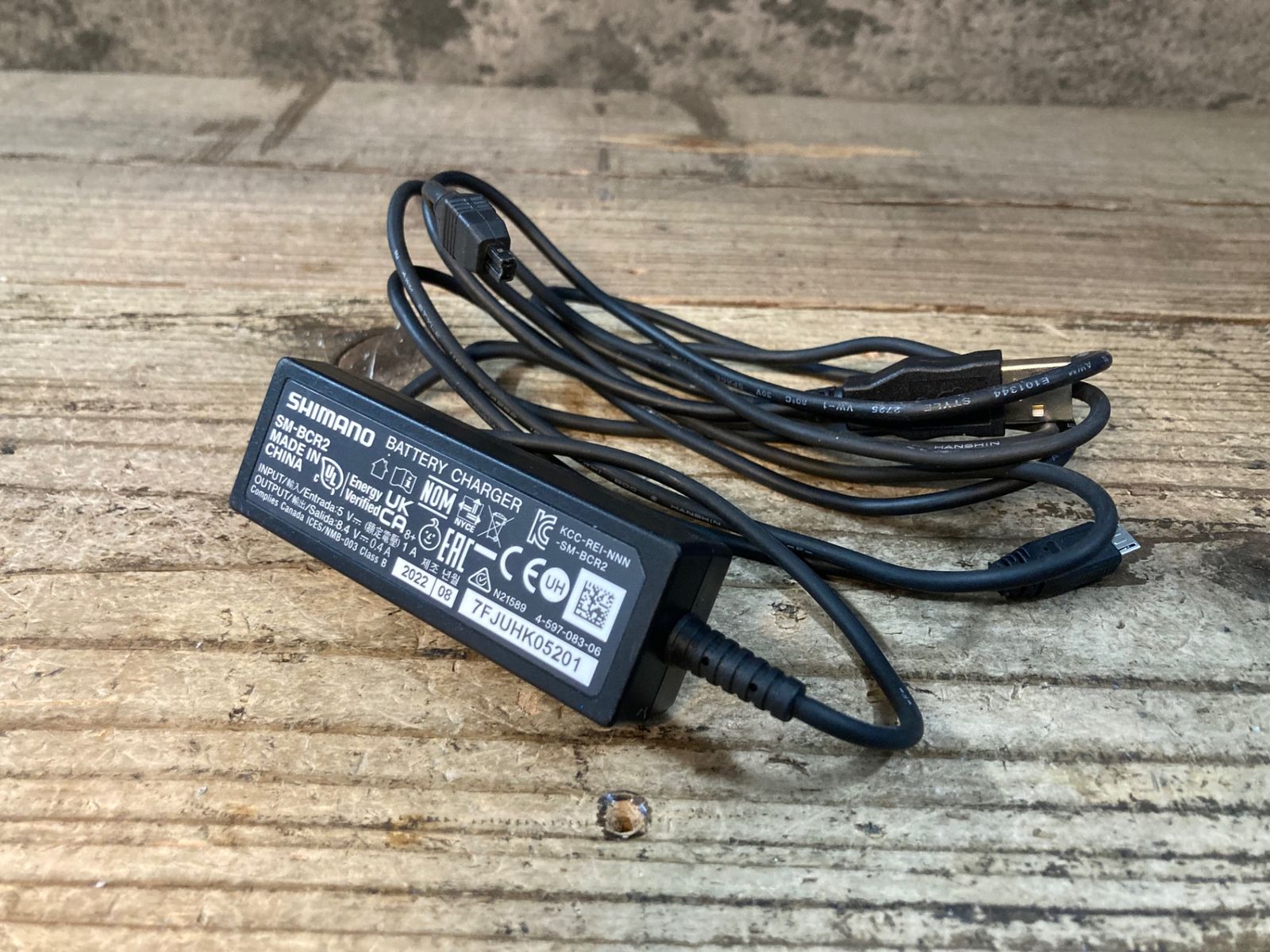 JU542 シマノ SHIMANO SM-BCR2 充電器 バッテリーチャージャー 動作