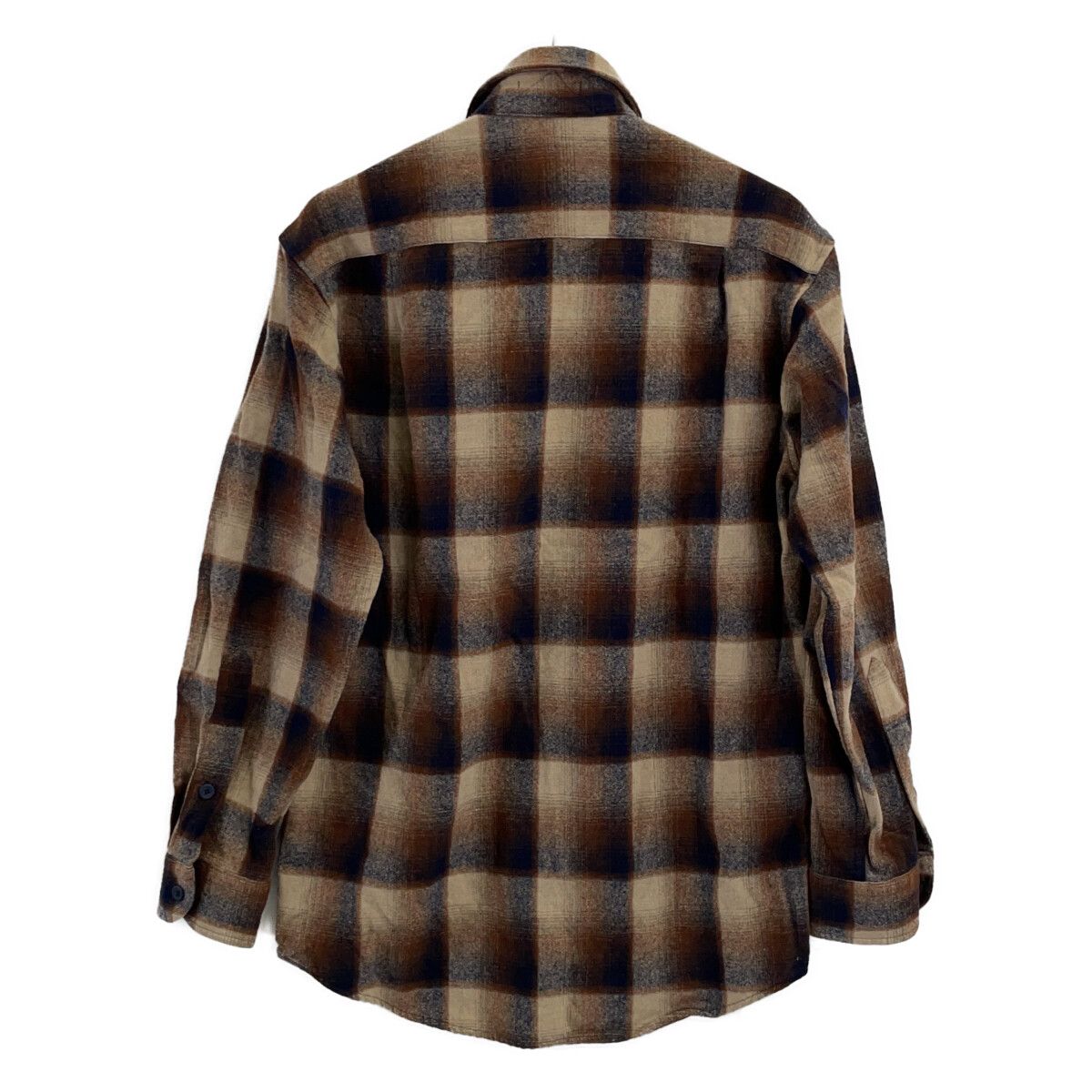 PENDLETON ペンドルトン 90s~ OUTDOORS MAN ﾌﾞﾗｳﾝ ﾊﾞｰｼﾞﾝｳｰﾙ100 ｵﾝﾌﾞﾚ