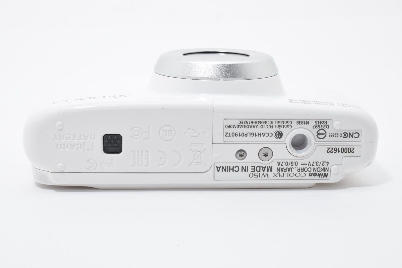 ☆実用品☆ Nikon ニコン CoolPix W150 ホワイト クールピクス