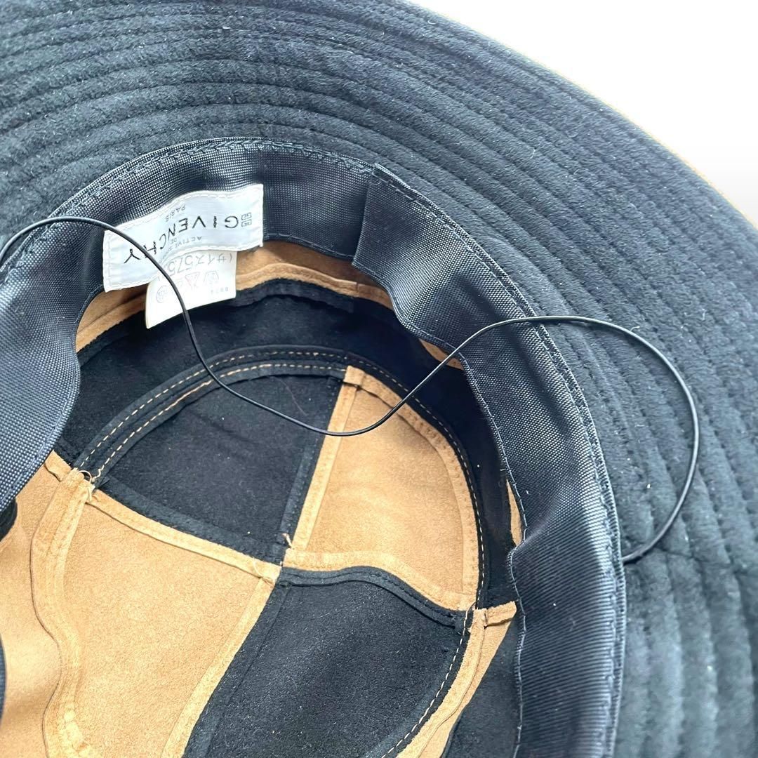 極美品 GIVENCHY ジバンシー バケットハット ブラウン スウェード調