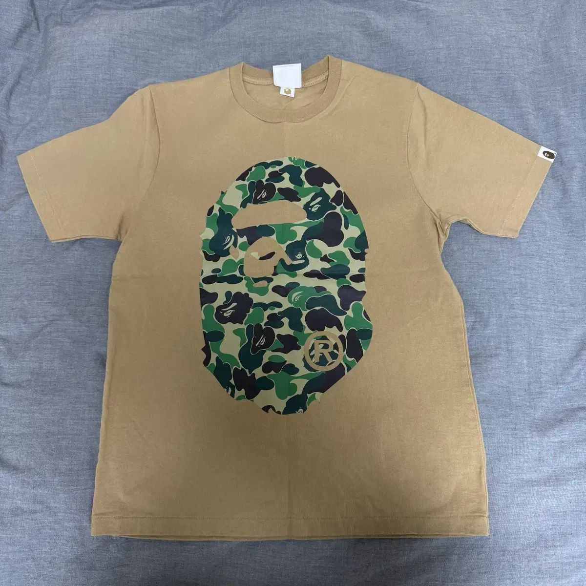 A BATHING APE アベイシングエイプ カモフラ BIG ビッグヘッド 半袖 T