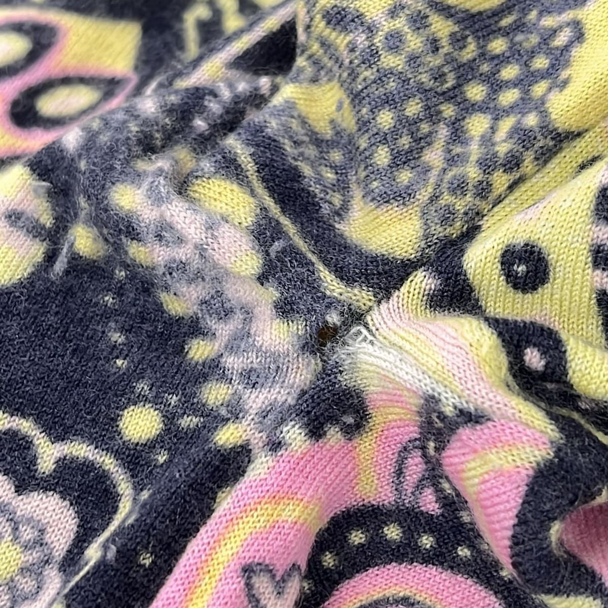 美品　LEONARD ペイズリー花柄 ジャケット ブラック LEONARD FASHION L シルクペイズリー 花柄 長袖 総柄カットソー か33