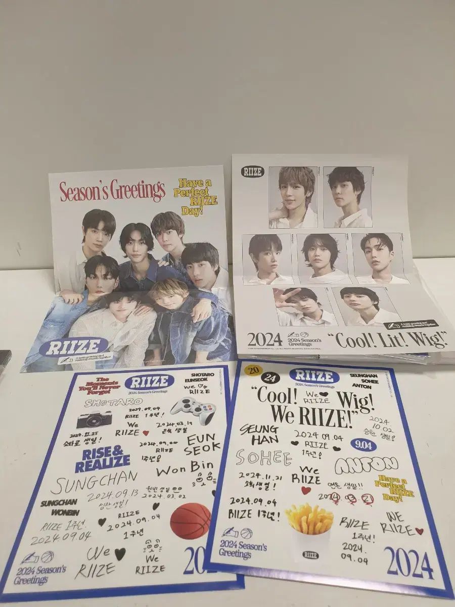 RIIZE 라이즈 シーグリ2024 未開封 RIIZE シーグリ2024 未開封 RIIZE シーグリ 未開封