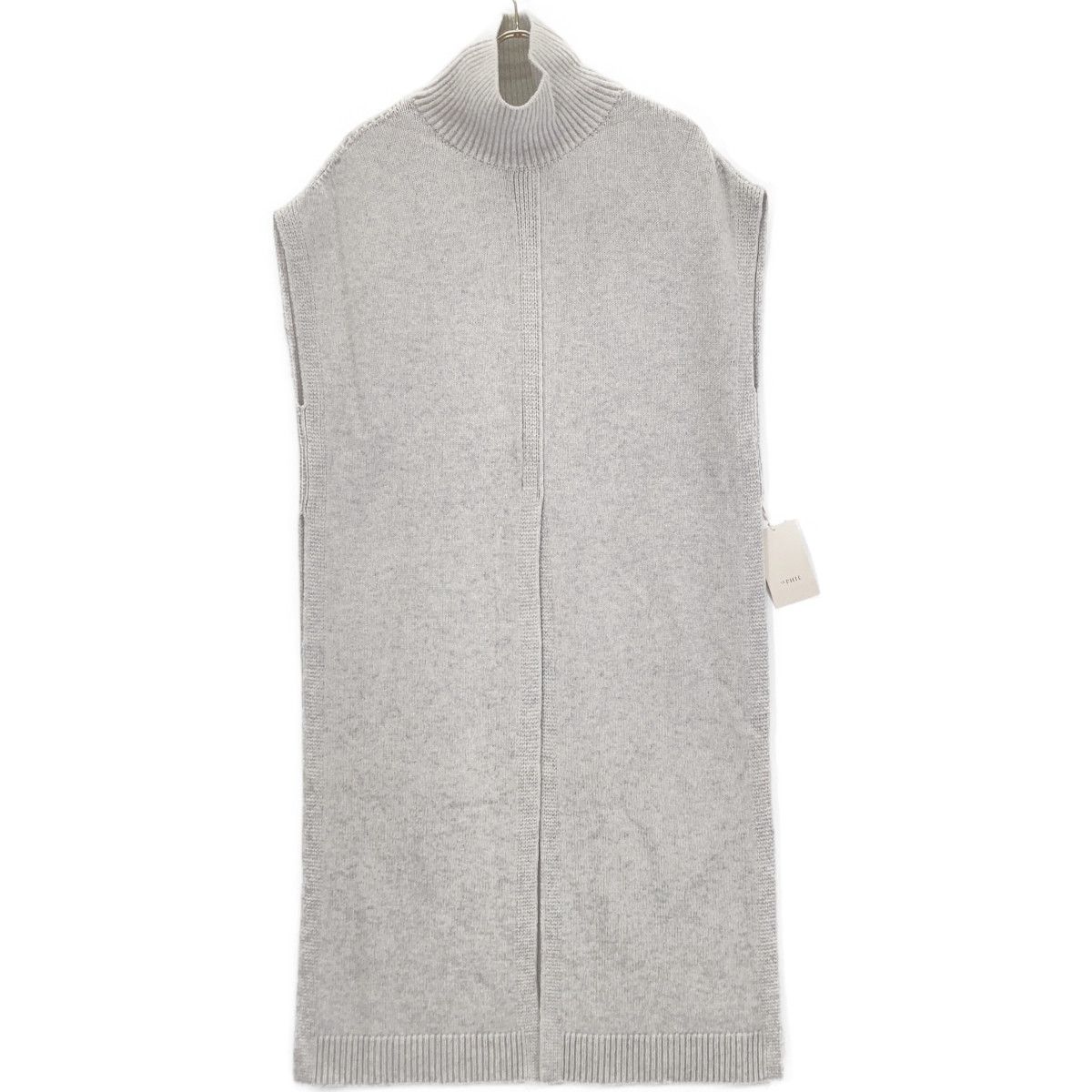 LE PHIL ル フィル ｸﾞﾚｰ 23年 ｳｰﾙﾆｯﾄ ﾛﾝｸﾞ ﾍﾞｽﾄ ｼﾞﾚ F - メルカリ