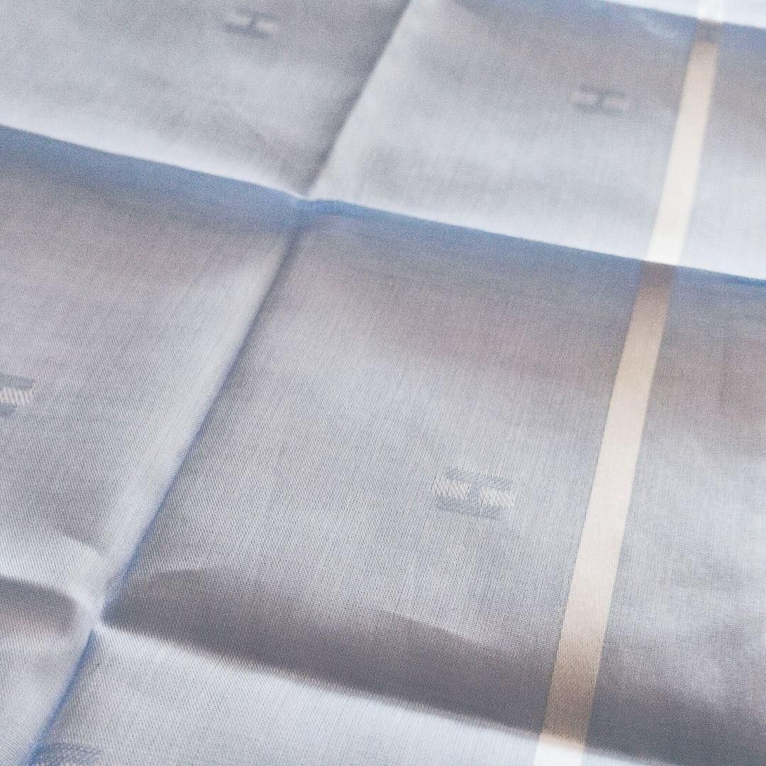 タグ付き 未使用品✨ HERMES 水色 ストライプ ハンカチ - メルカリ