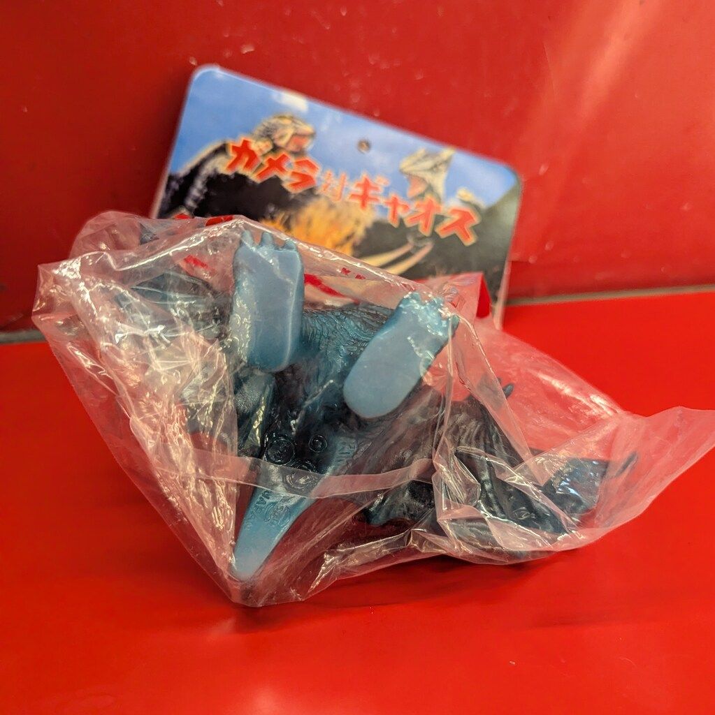 M1号 復刻マルザンソフト怪獣 ギャオス(薄緑成型/深緑スプレー)/復刻