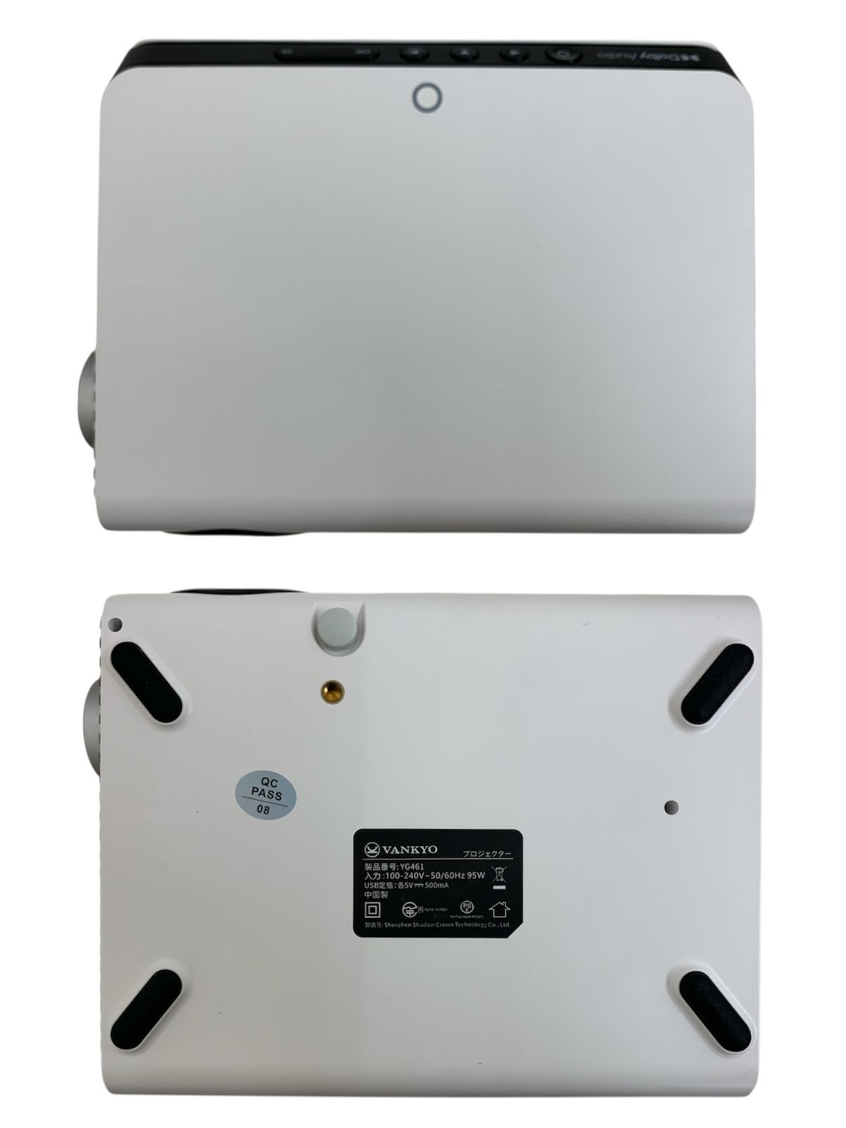 Vankyo プロジェクター LEISURE 495W 中古 1080P リモコン付き YG461