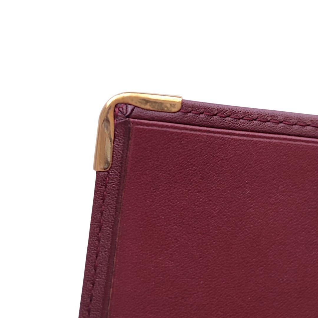 超美品 カルティエ 2つ折り 長財布 長札入れ マストドゥカルティエ 本 