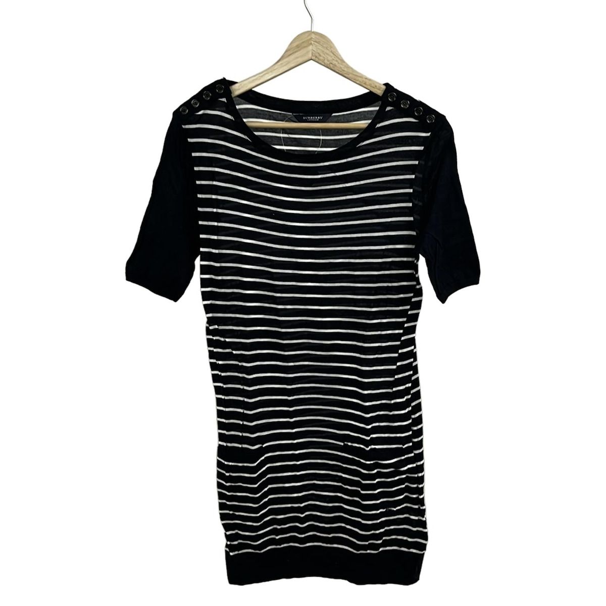 BURBERRY LONDON半袖ワンピース 高級Burberry Londonバーバリーロンドン ひざ丈ワンピース 半袖 - メルカリ