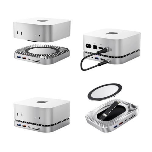 Mac Mini M4 対応ハブ RayCue USB-Cハブ 10-in-1 -NVMe SSD拡張機能