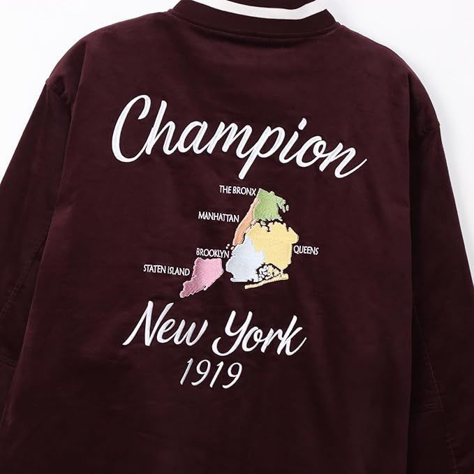 Champion ジャケット スカジャン メンズ C3-C608ワイン M 楽天市場】champion チャンピオン 【メンズ】ジップジャケット