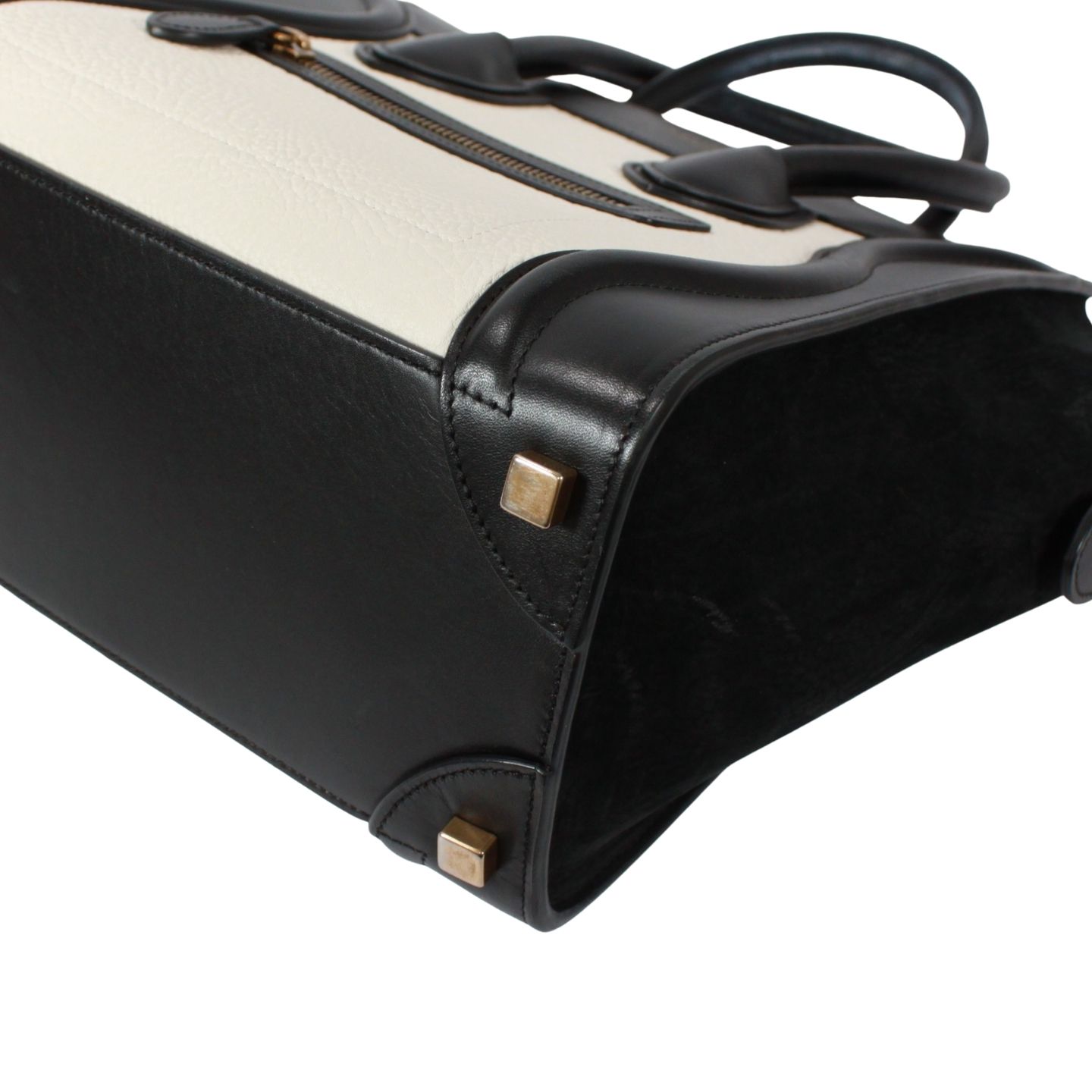 CELINE セリーヌ ラゲージ マイクロショッパー ハンドバッグ レザー