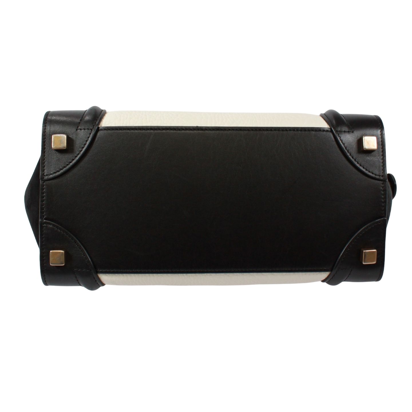 CELINE セリーヌ ラゲージ マイクロショッパー ハンドバッグ レザー