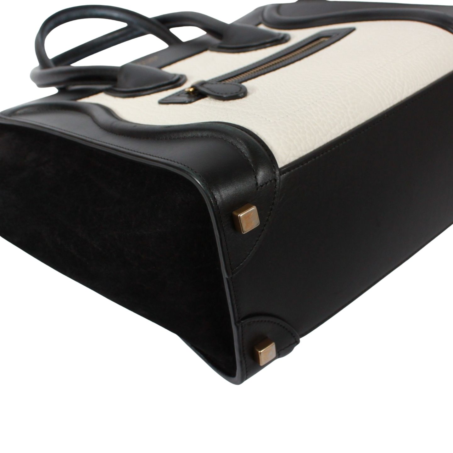 CELINE セリーヌ ラゲージ マイクロショッパー ハンドバッグ レザー