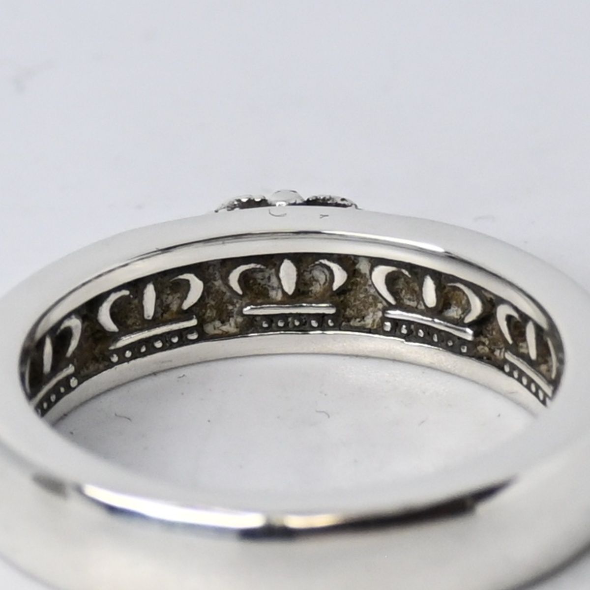 研磨済】 JUSTIN DAVIS CROWN HEARTED リング 14号 ジャスティン