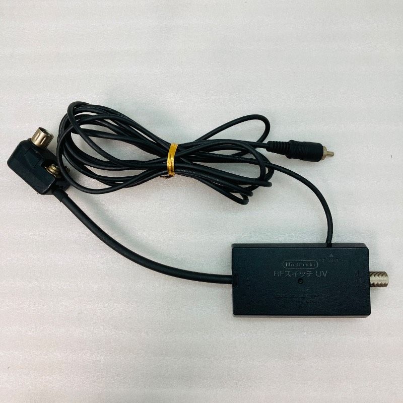 動作未確認】FC／SFC 任天堂 純正 RFスイッチUV アンテナ端子変換