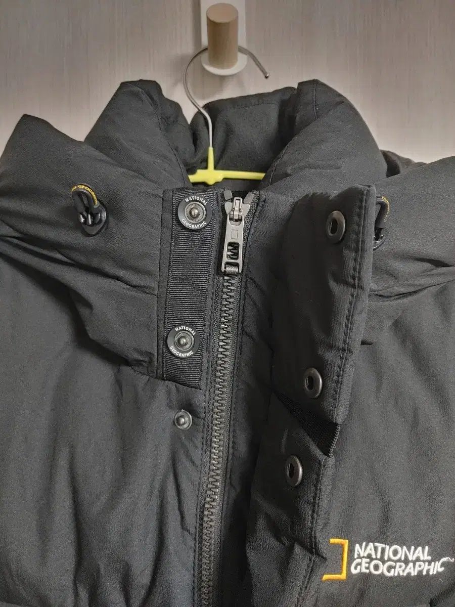 ナショナルジオグラフィック ダウンジャケット ロング丈 ブラック