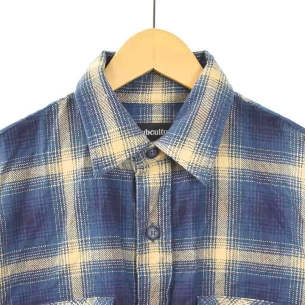 サブカルチャー SubCulture OMBRE CHECK SHIRT オンブレチェックシャツ