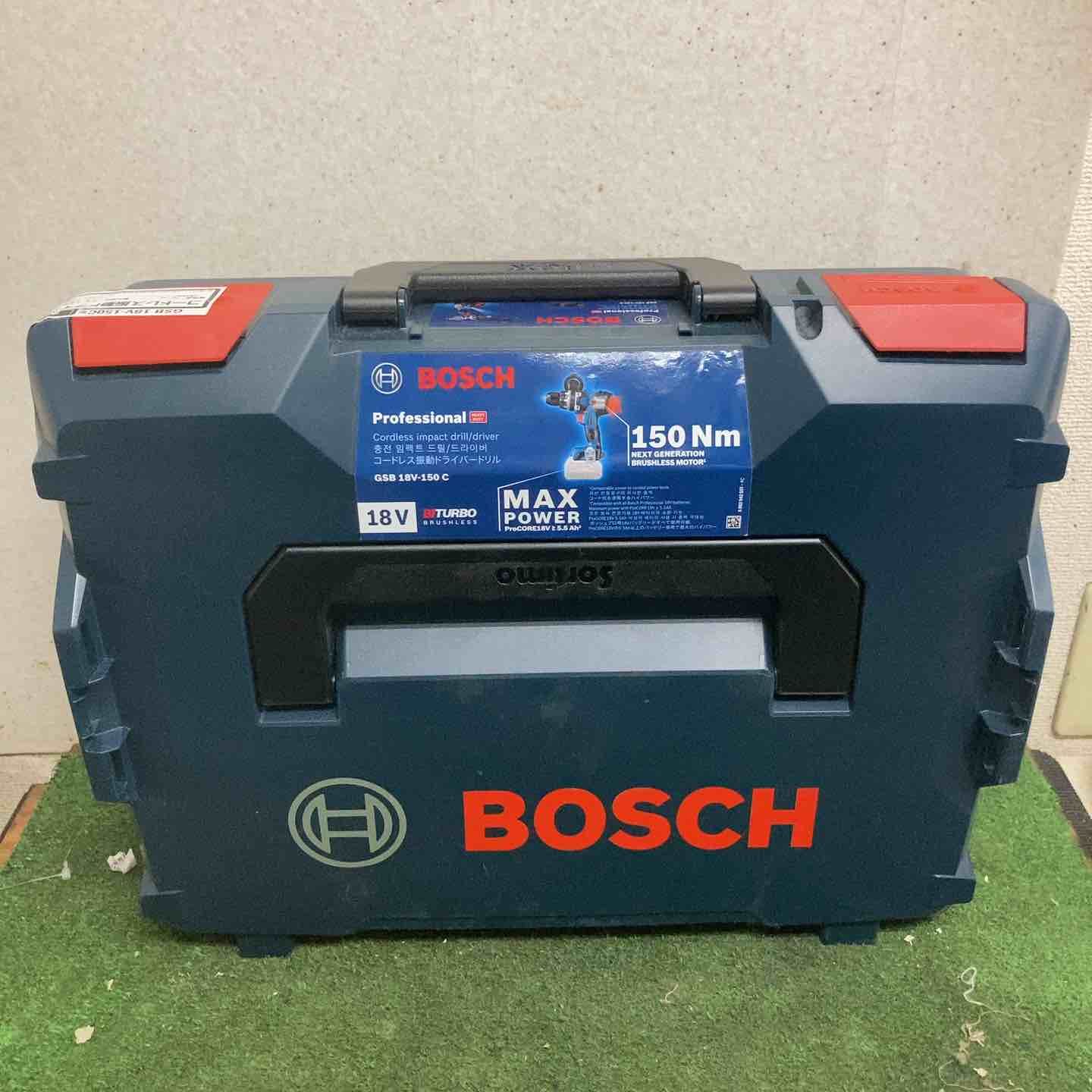 ボッシュ 18 Vコードレス振動ドライバードリル GSB V 150 C 青