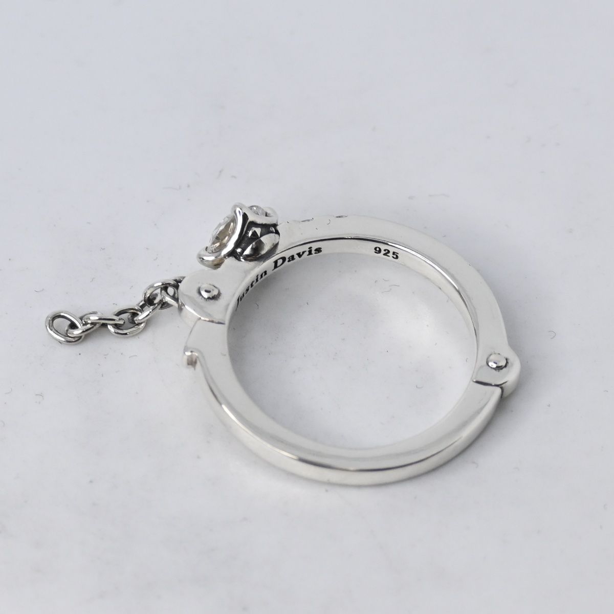 研磨済】 JUSTIN DAVIS SANCTUARY リング 11号 SRJ757 ジャスティン