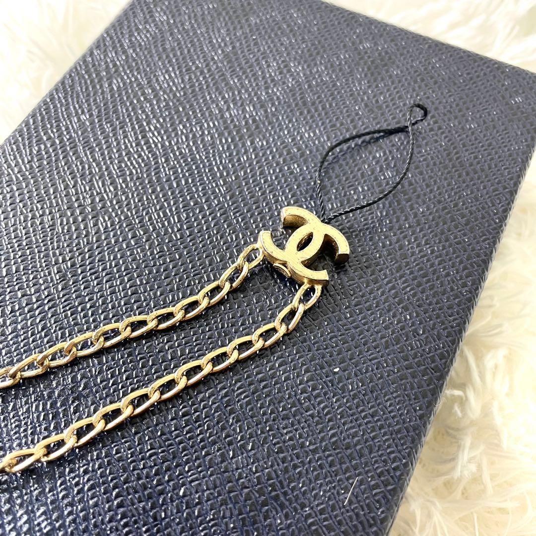 シャネル CHANEL ココマーク ゴールド ストラップ チェーン チャーム