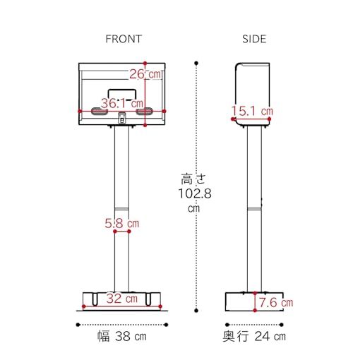 迅速に発送 グリーンライフ スタンドポスト 置き型ポスト 郵便受け 日本製ポスト スチール製 A 対応 南京錠取付可 ホワイト FH 50 W 71 c 8 add
