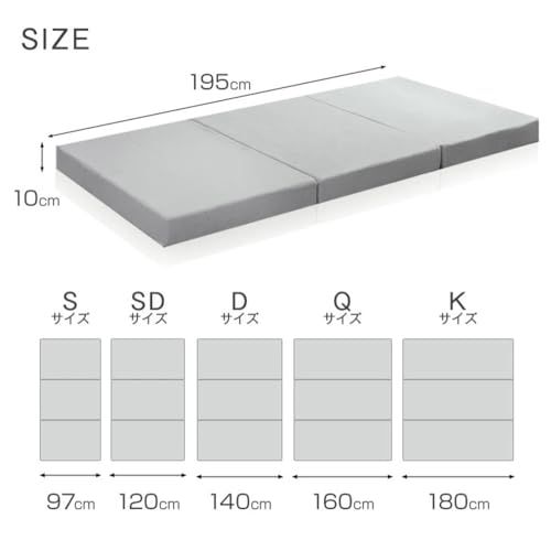 迅速に発送 タンスのゲン マットレス シングル 男の 純 高反発 R 厚み10 cm 高密度30 D 硬め220 N 三つ折り 竹炭 消臭 71664 fd 869 f 46 ソルトポット コーヒーメーカー