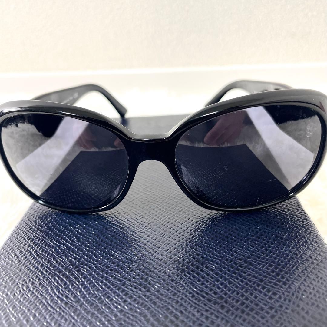 シャネル CHANEL サングラス カメリア モチーフ ブラック 黒 - メルカリ